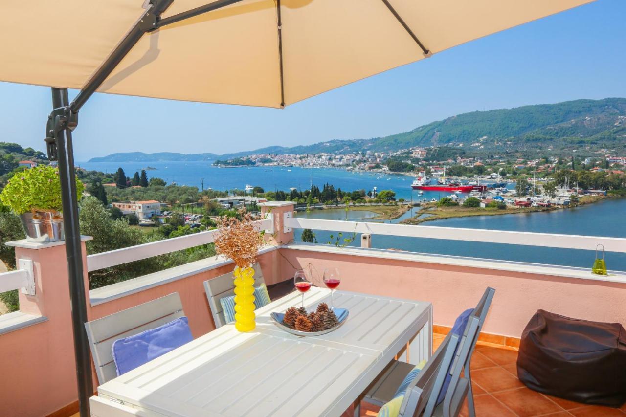Skiathos Seaview Villa With Pool Punta Exterior photo