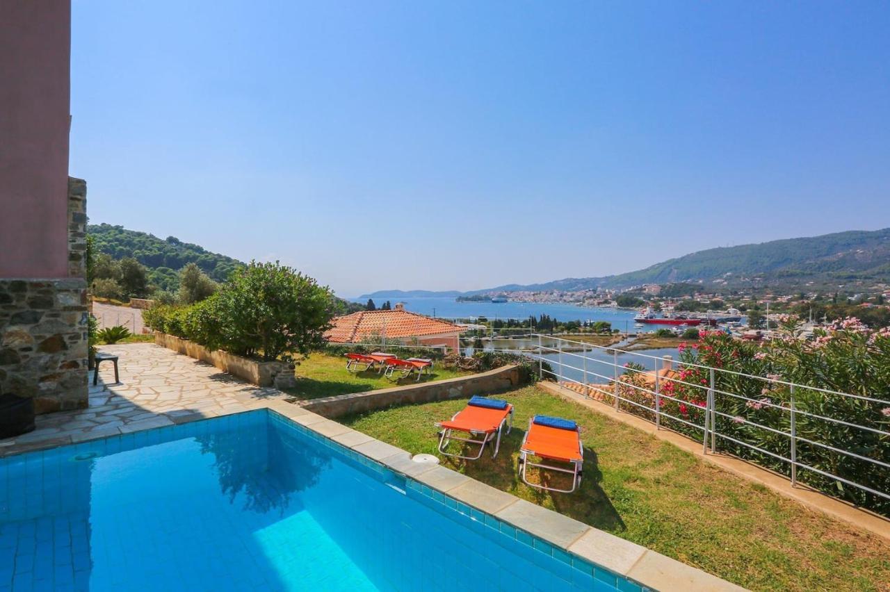 Skiathos Seaview Villa With Pool Punta Exterior photo