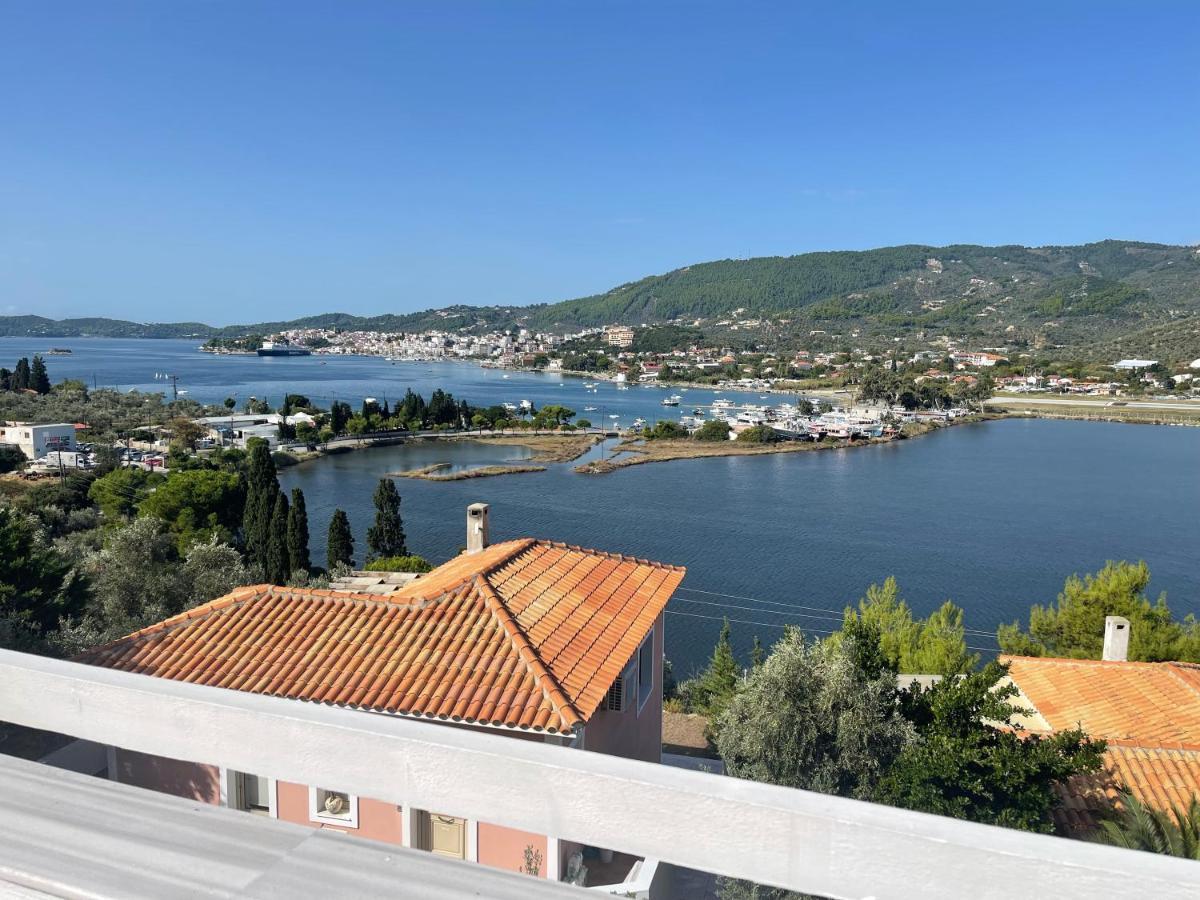 Skiathos Seaview Villa With Pool Punta Exterior photo