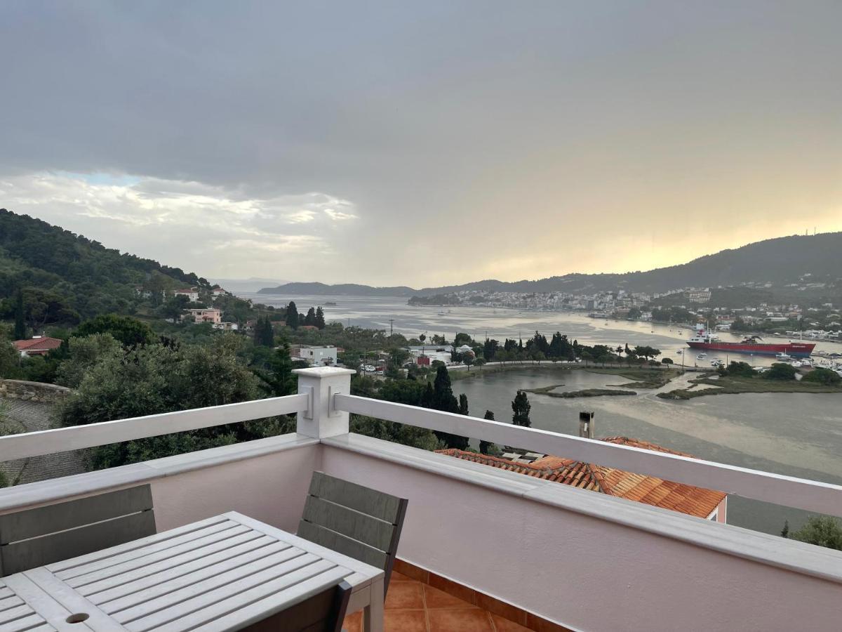 Skiathos Seaview Villa With Pool Punta Exterior photo